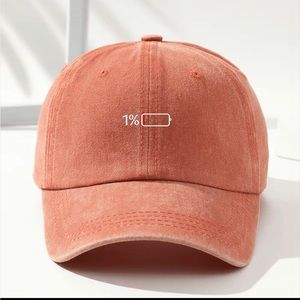 1% Low Battery Icon Hat